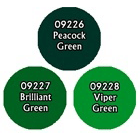 Paint Set (3ct) Reaper 09776 Brilliant Greens