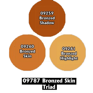 Paint Set (3ct) Reaper 09787 Bronzed Skin