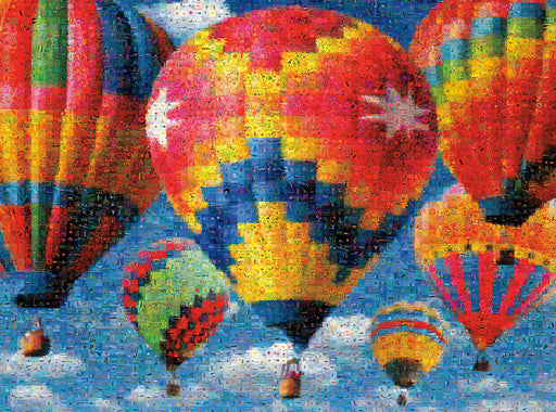 Puzzle (1000pc) Photomosaics : Balloon Race