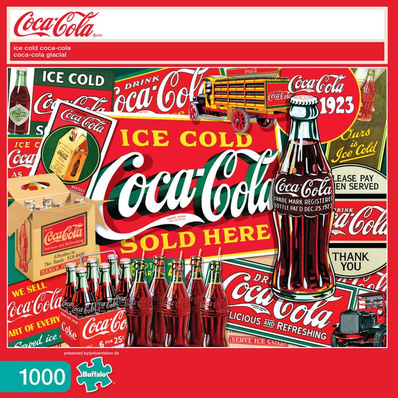 Puzzle (1000pc) Coca Cola : Ice Cold Coca-Cola