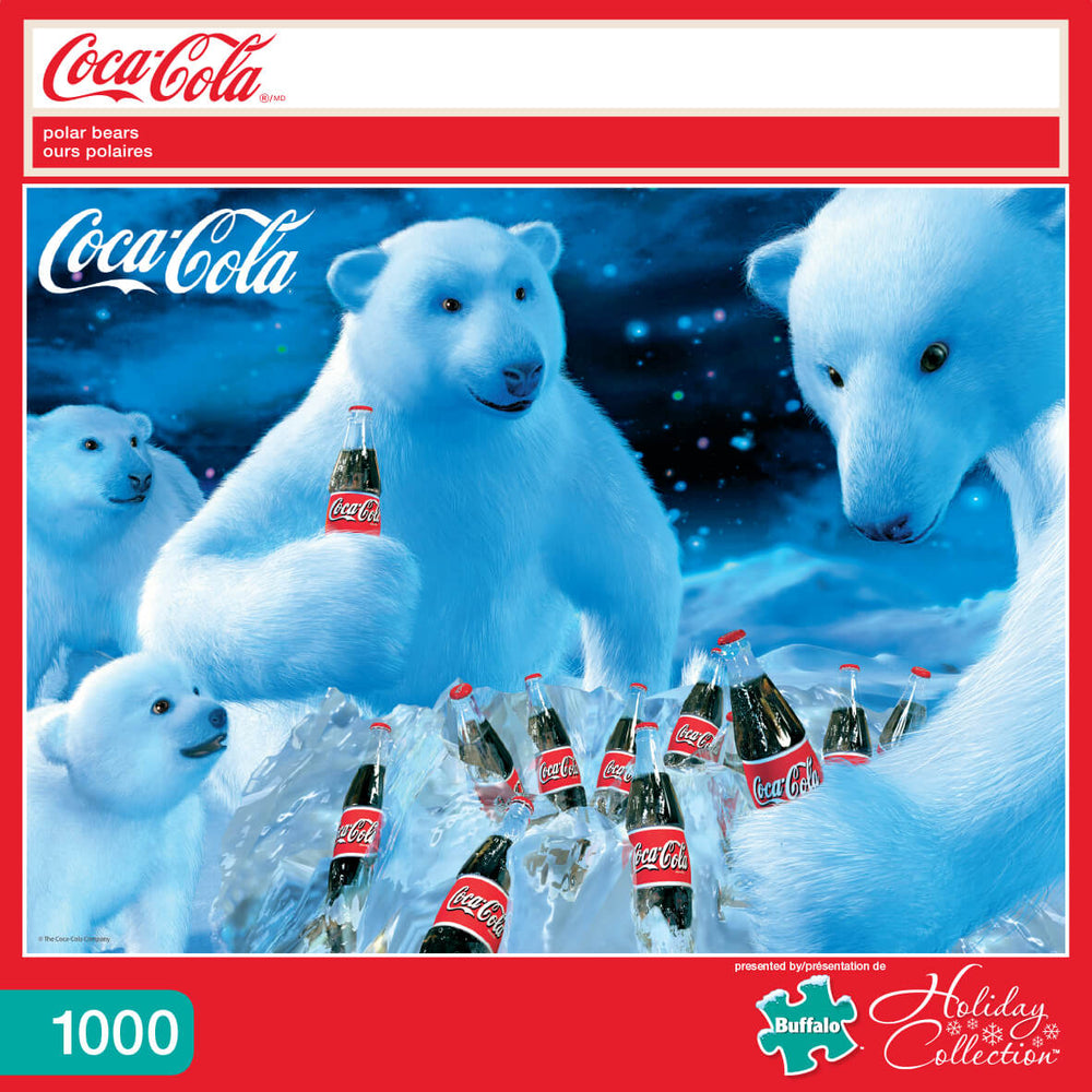 Puzzle (1000pc) Coca-Cola : Polar Bears