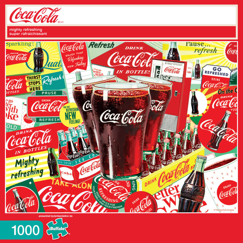 Puzzle (1000pc) Coca-Cola : Mighty Refreshing