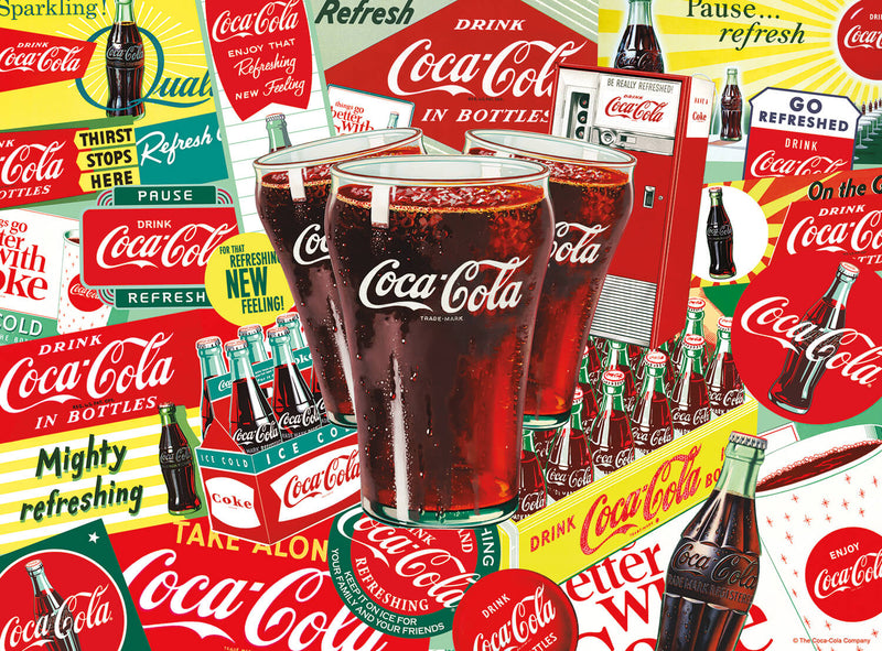 Puzzle (1000pc) Coca-Cola : Mighty Refreshing