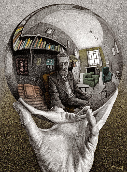Puzzle (1000pc) M.C. Escher : Self Portrait