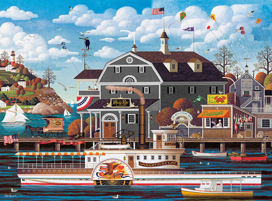 Puzzle (1000pc) Charles Wysocki : Fairhaven by the Sea