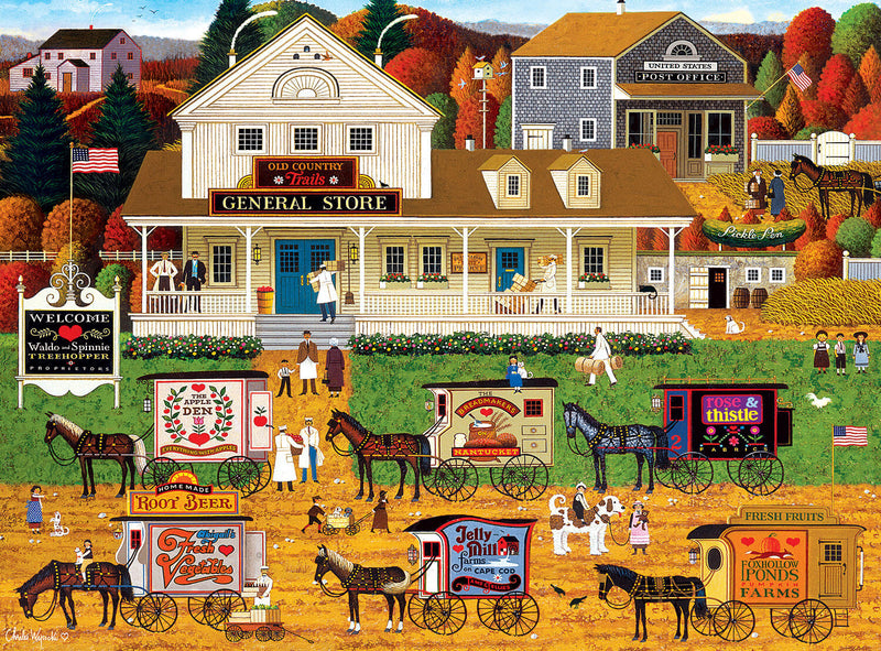 Puzzle (1000pc) Charles Wysocki : Storin' Up