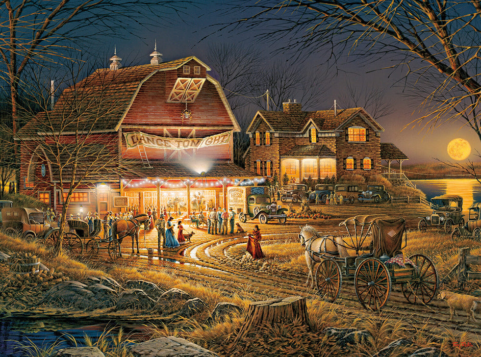 Puzzle (1000pc) Terry Redlin : Harvest Moon Ball