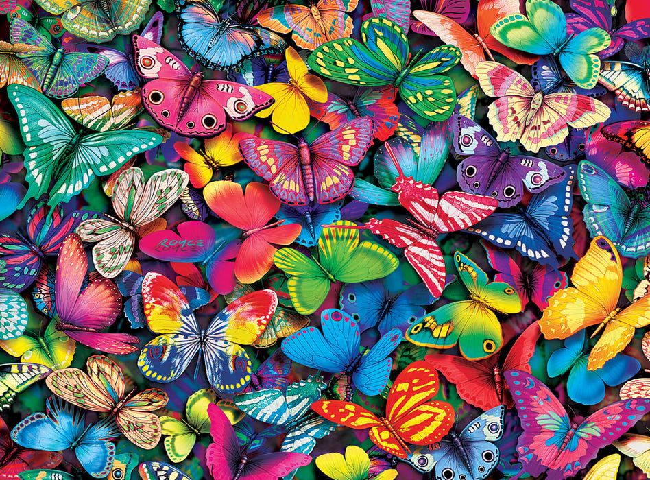 Puzzle (1000pc) Vivid : Butterflies