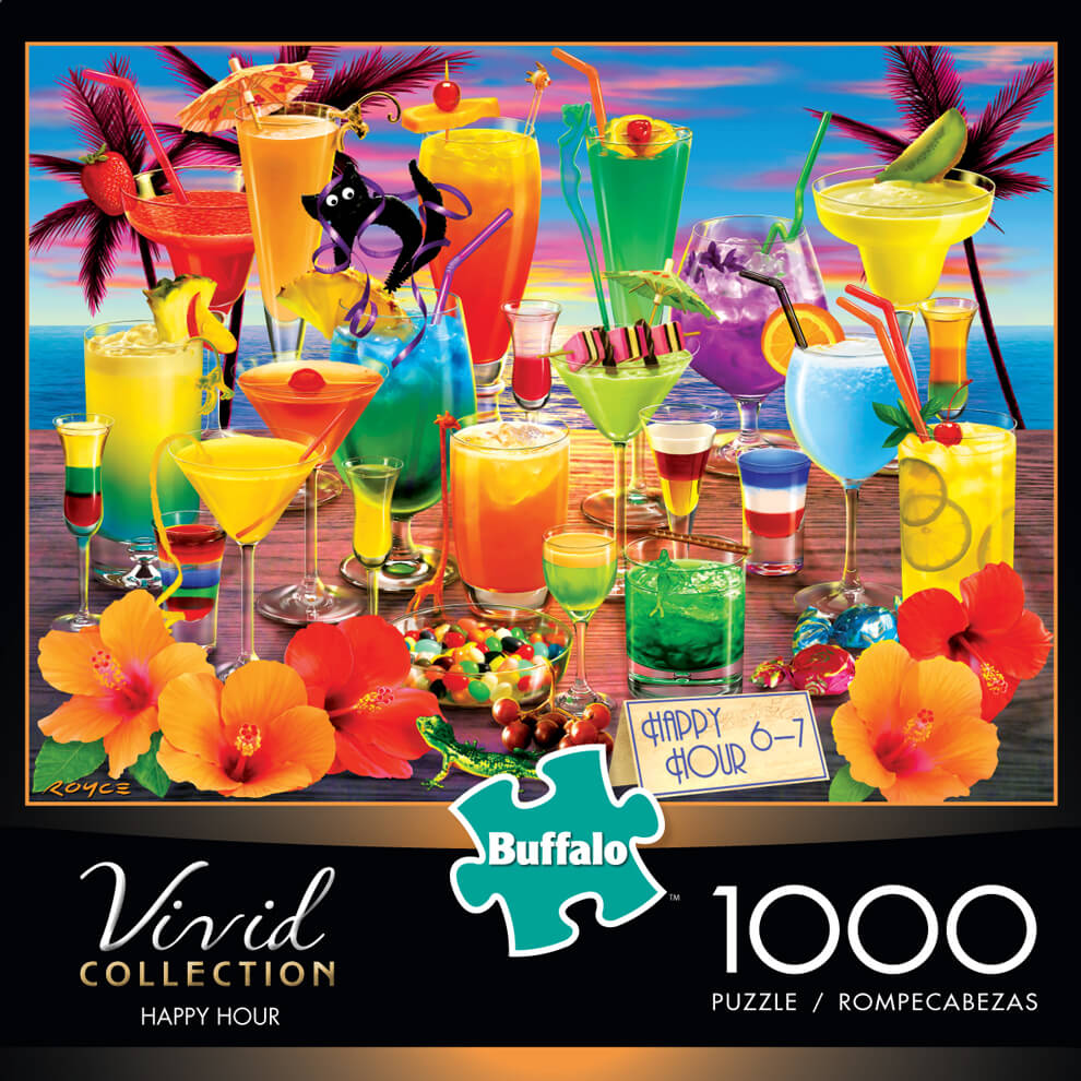 Puzzle (1000pc) Vivid : Happy Hour — Twenty Sided