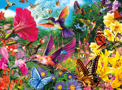 Puzzle (1000pc) Vivid : Hummingbird Garden