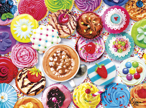 Puzzle (1000pc) Vivid : Cupcakes & Cocoa