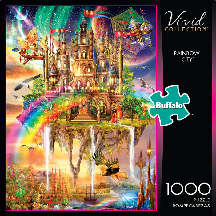 Puzzle (1000pc) Vivid : Rainbow City