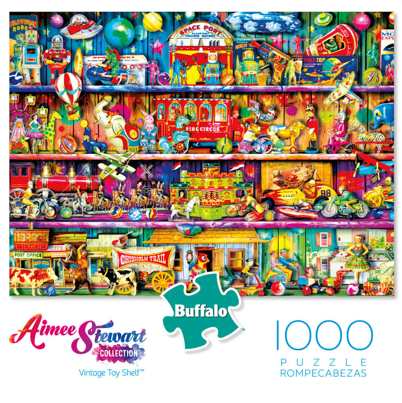 Puzzle (1000pc) Aimee Stewart : Vintage Toy Shelf