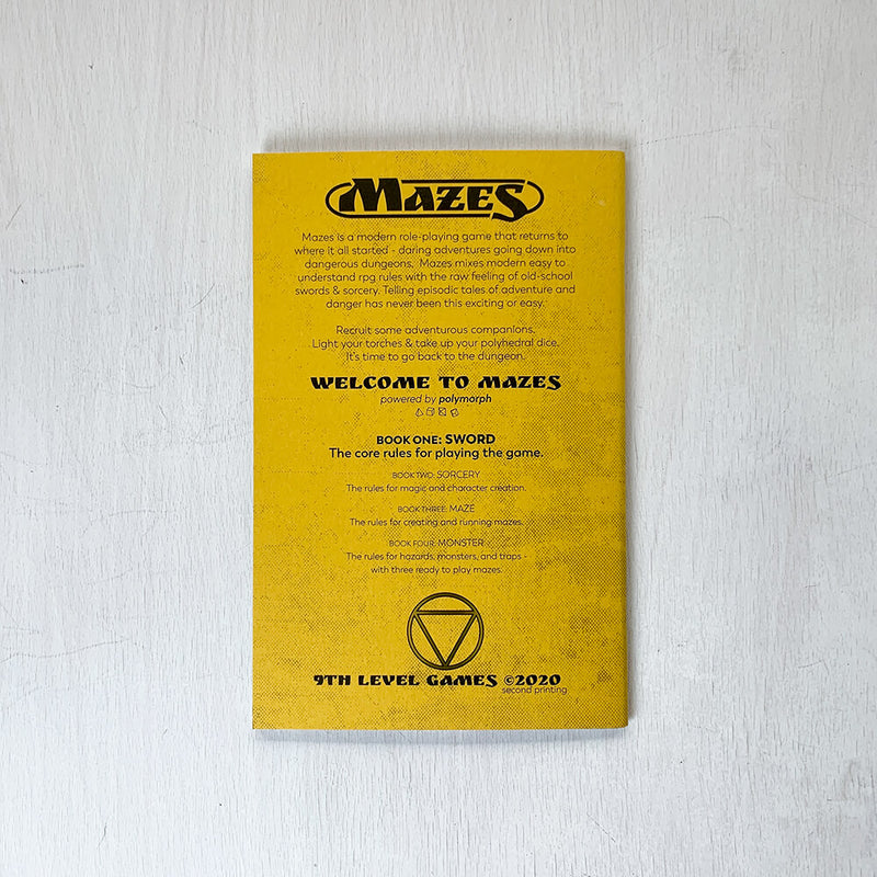 Mazes RPG (2020) Full Book Set