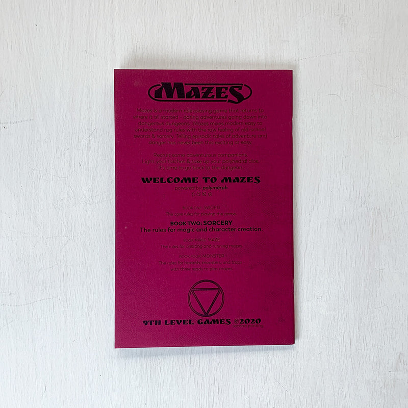 Mazes RPG (2020) Full Book Set