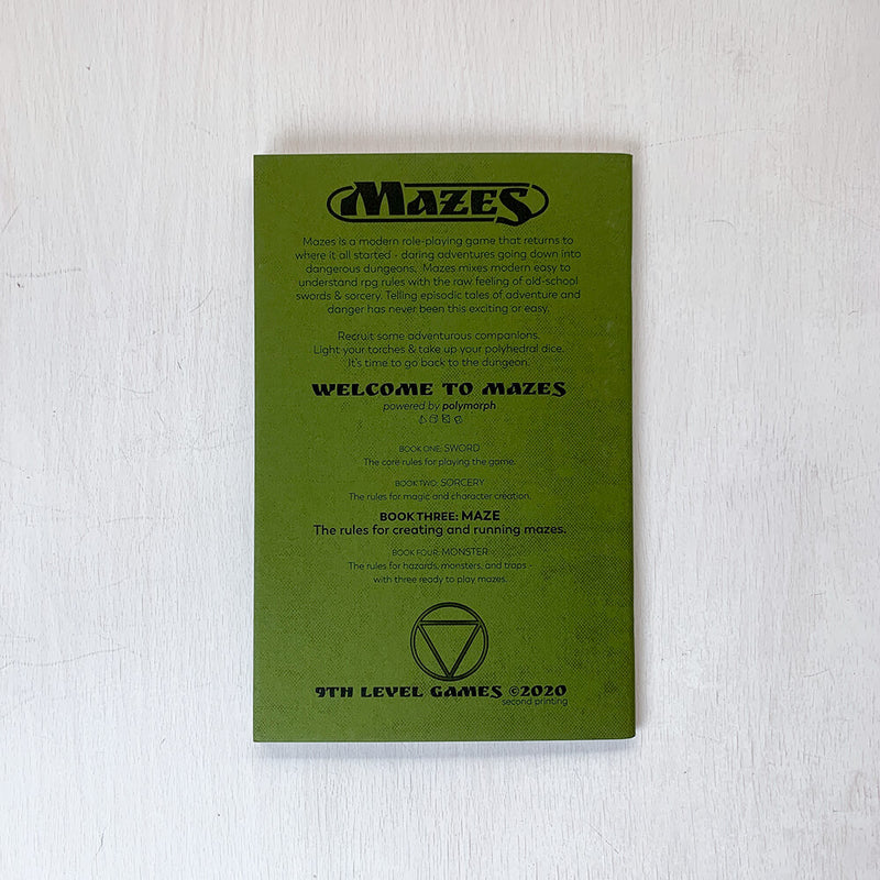Mazes RPG (2020) Full Book Set