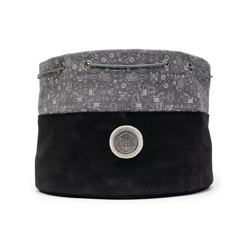Dice Bag (10x7) Bailey's Dice Bag of Hoarding Gray