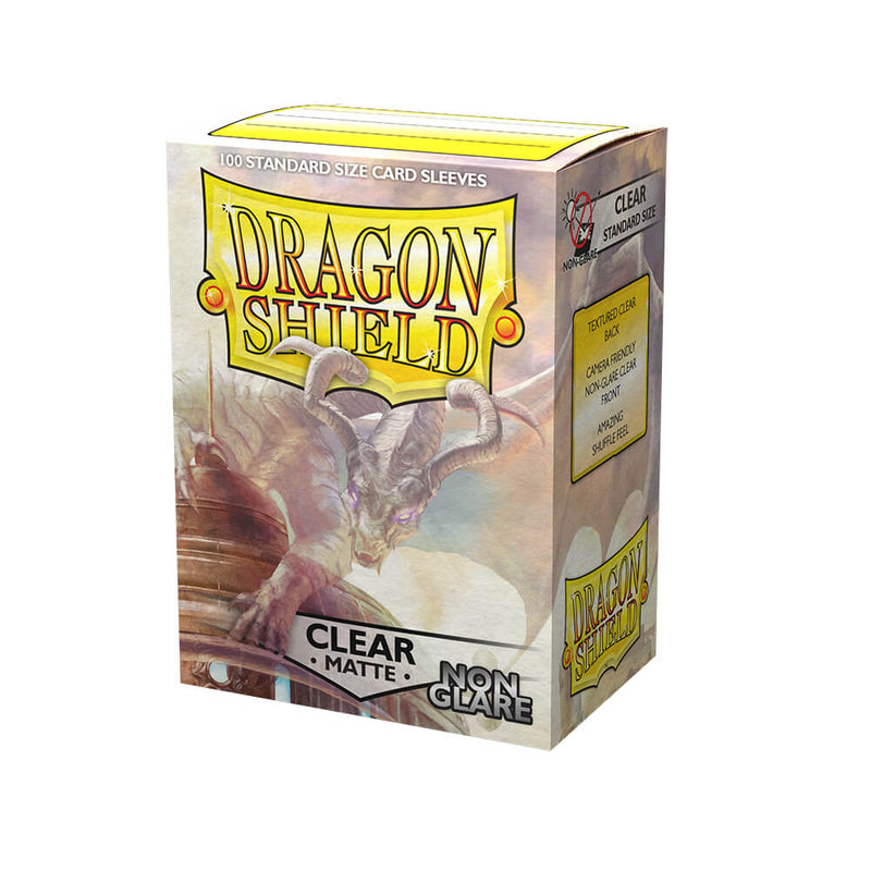Sleeves Dragon Shield (100ct) Matte : Clear (Non-Glare)