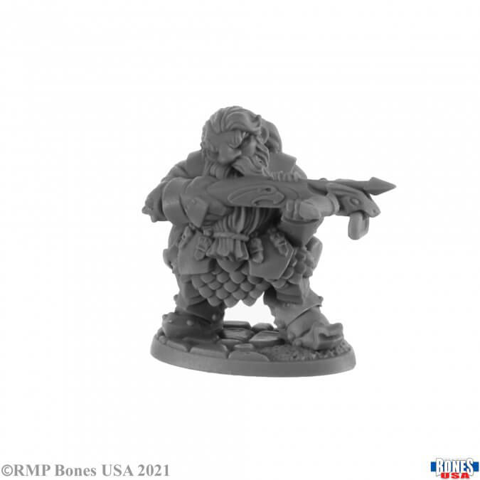 Mini - Reaper Bones USA 30010 Berg Ironthorn, Dwarf — Twenty Sided™