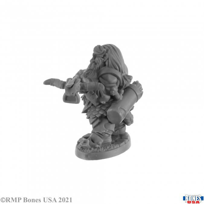 Mini - Reaper Bones USA 30010 Berg Ironthorn, Dwarf