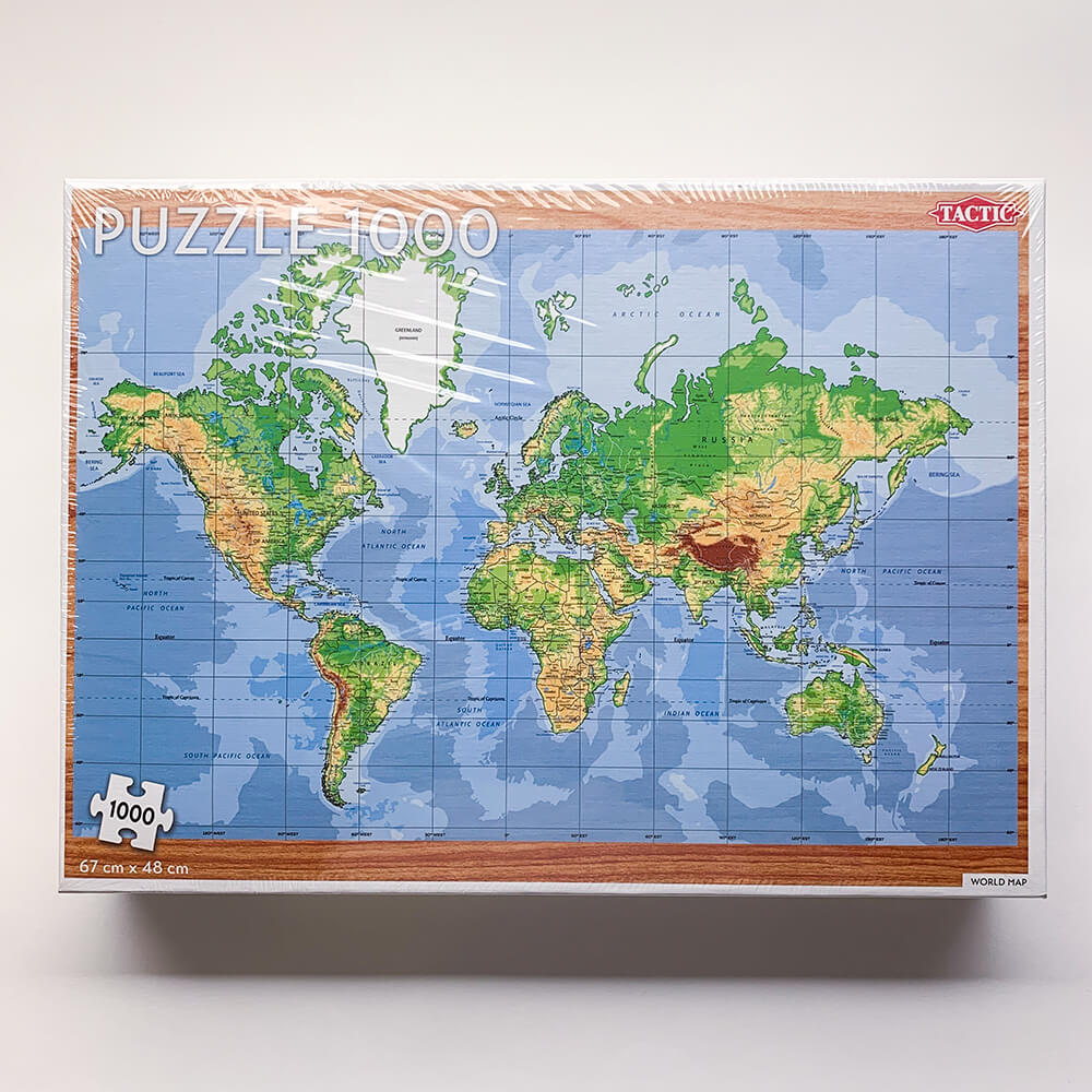 Puzzle (1000pc) World Map