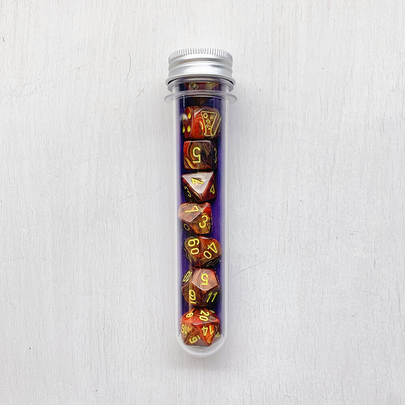 Dice 7-set Lab Vortex (16mm) 30050 Underworld / Yellow