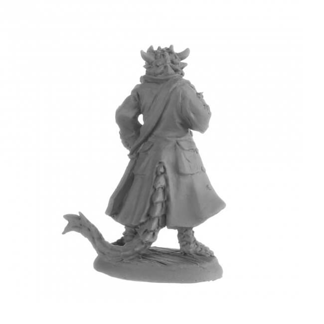 Mini - Reaper Bones USA 30035 Captain Blackscale (Dragonfolk)