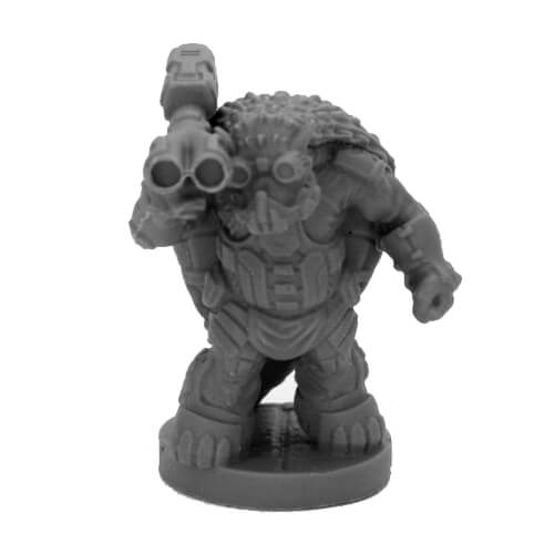 Mini - Reaper Bones Black 49007 Armorback Demolitionist