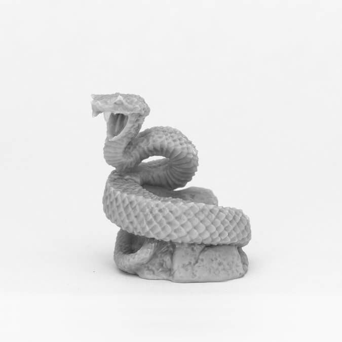 Mini - Reaper Bones Black 44078 Giant Snake (Viper)