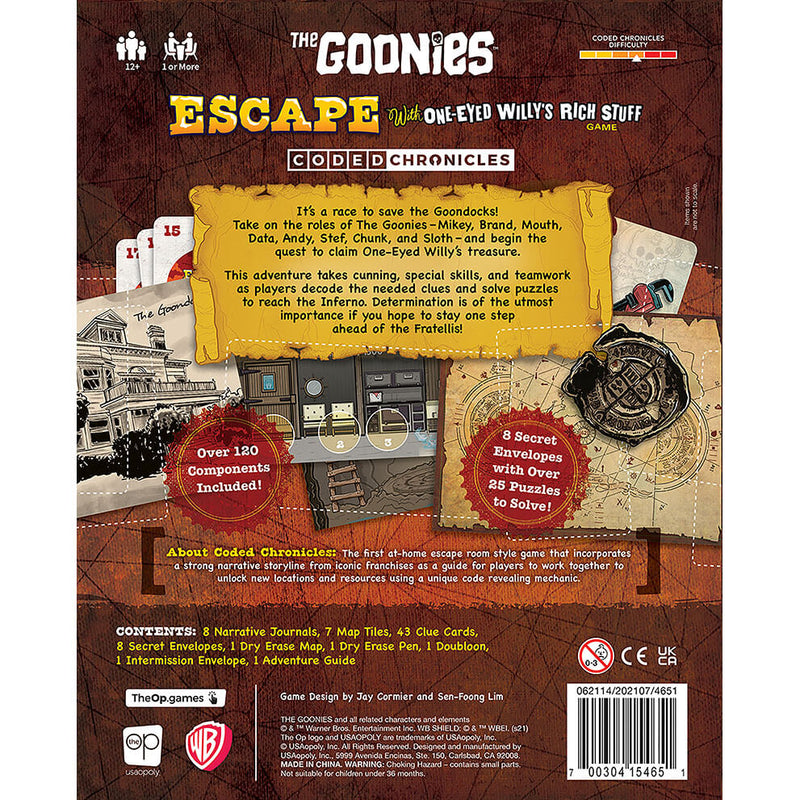 Coded Chronicles - The Goonies Escape with One Eyed Willy's Rich Stuff