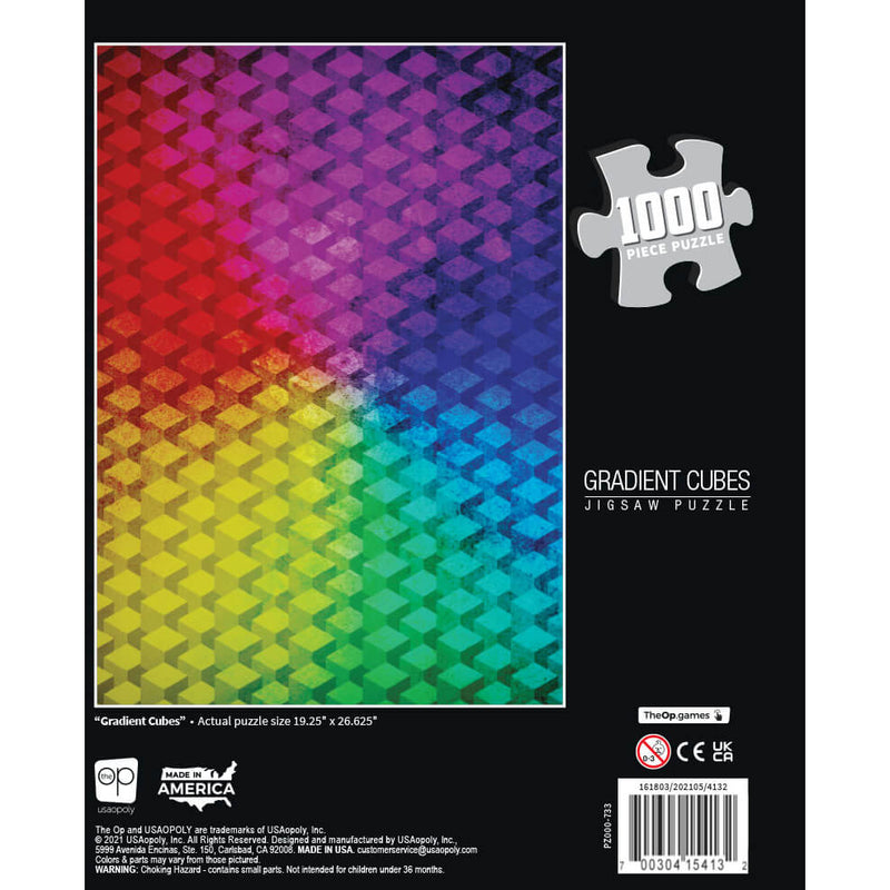 Puzzle (1000pc) Gradient Cubes