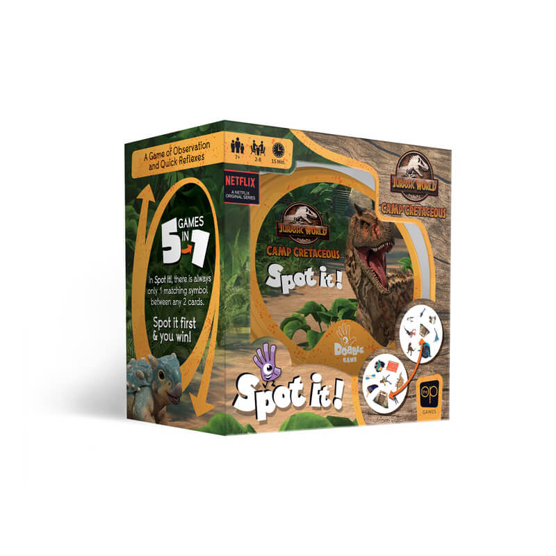 Spot It! Jurassic World Camp Cretaceous