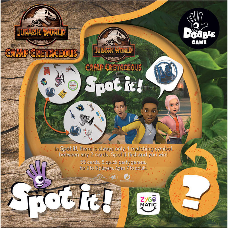Spot It! Jurassic World Camp Cretaceous