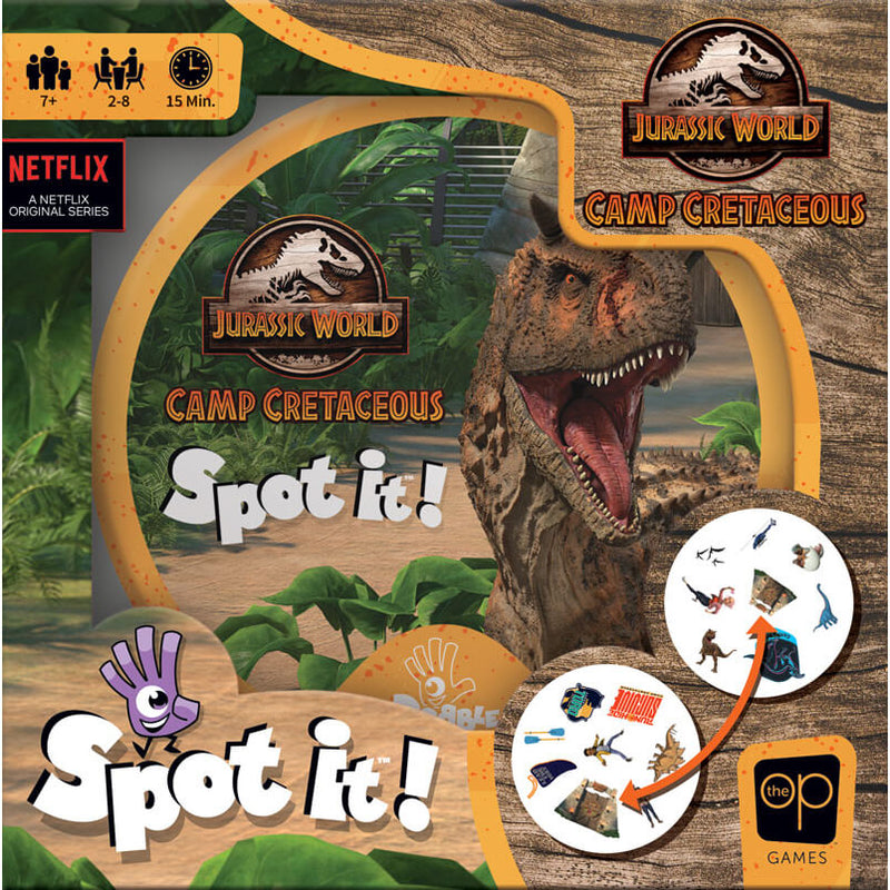 Spot It! Jurassic World Camp Cretaceous
