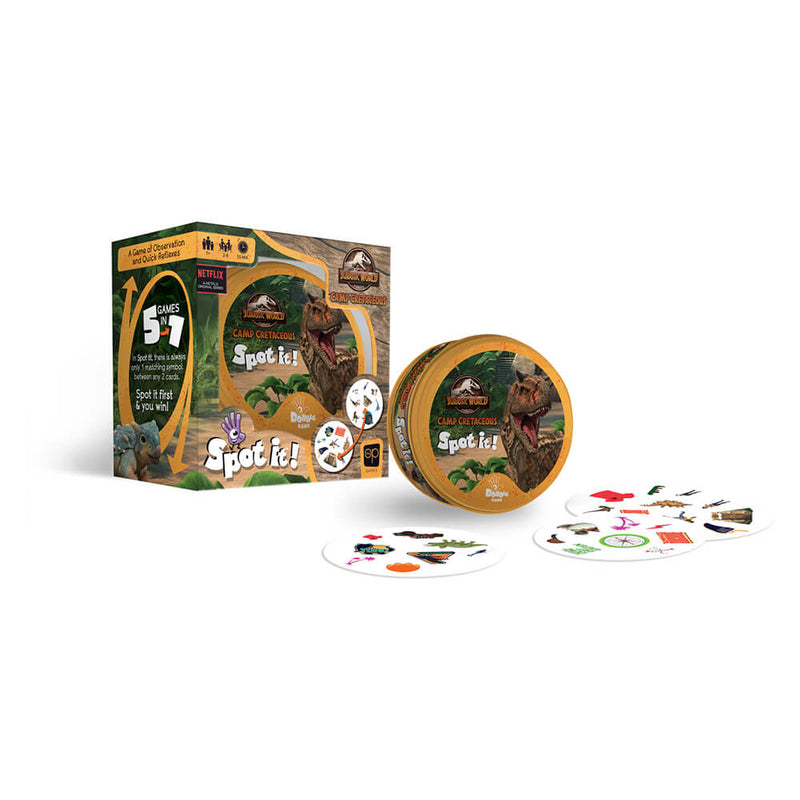 Spot It! Jurassic World Camp Cretaceous