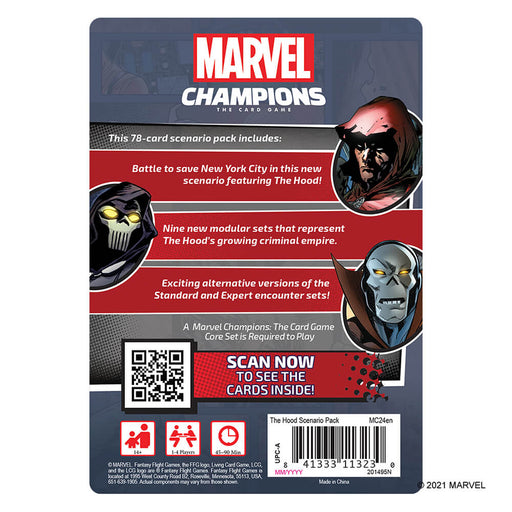 Marvel Champions LCG Scenario Pack : The Hood