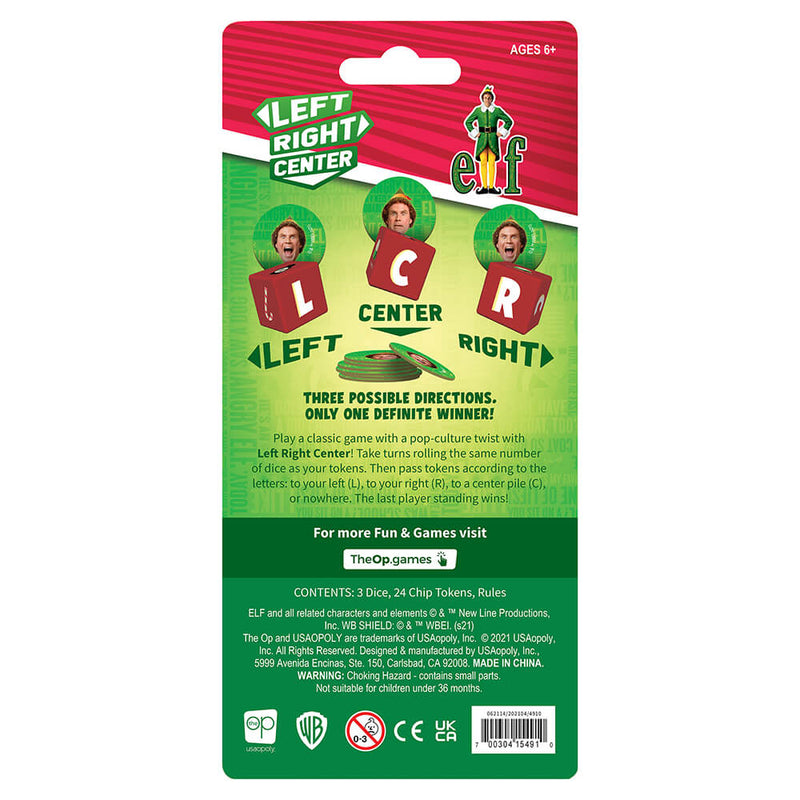 Left Center Right : Elf