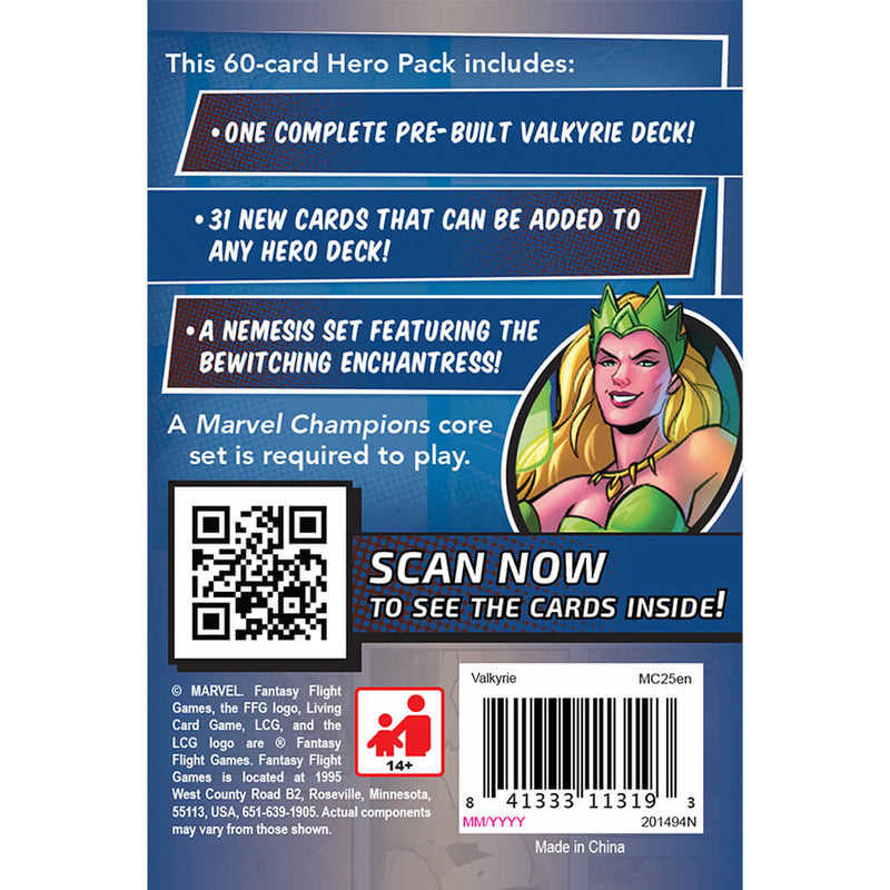 Marvel Champions LCG Hero Pack : Valkyrie
