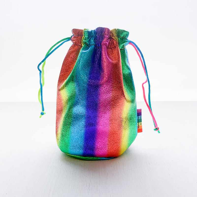 Dice Bag (5x6in) Metallic Rainbow