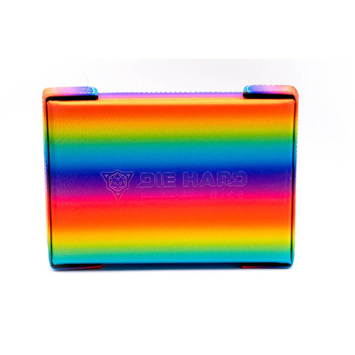 Magnetic Dice Tray (8x11in) Rainbow Scale / Velvet Black
