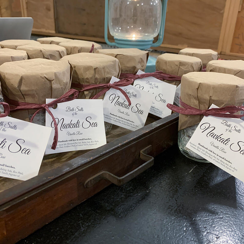 Bath Salts (6oz.) Navkati Sea Vanilla Rose