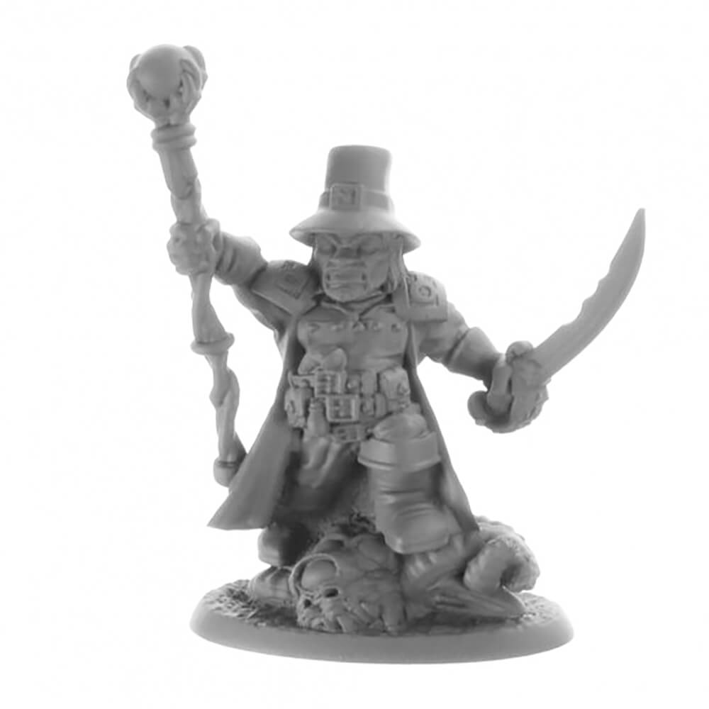 Mini - Reaper Bones USA 30011 Dwarf Witch Hunter Arkus Harn — Twenty Sided™