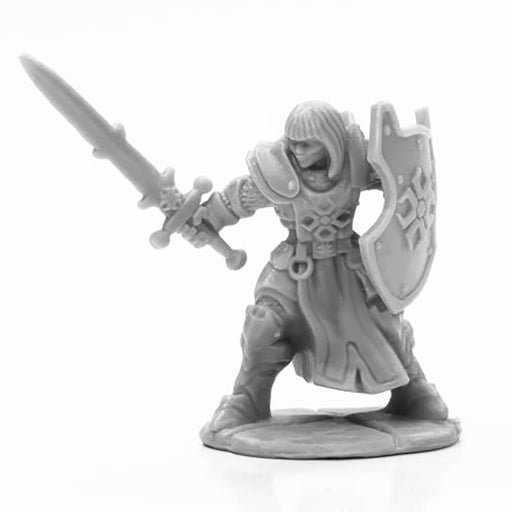 Mini - Reaper Bones 77667 Human Paladin Templar Female Ava Justinia