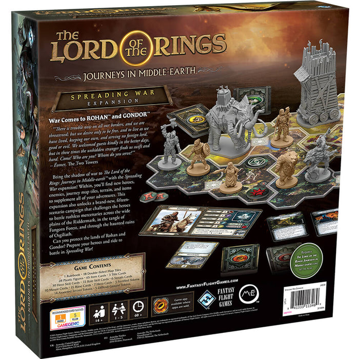 koken Terugbetaling Volharding The Lord of the Rings: Journeys in Middle-Earth Expansion : Spreading —  Twenty Sided Store®