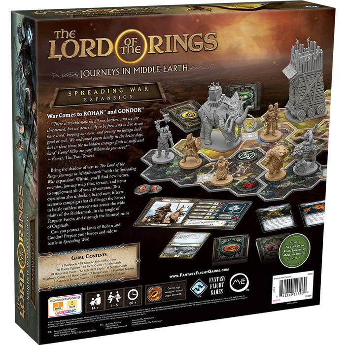 The Lord of the Rings Journeys in Middle-Earth Expansion : Spreading W ...