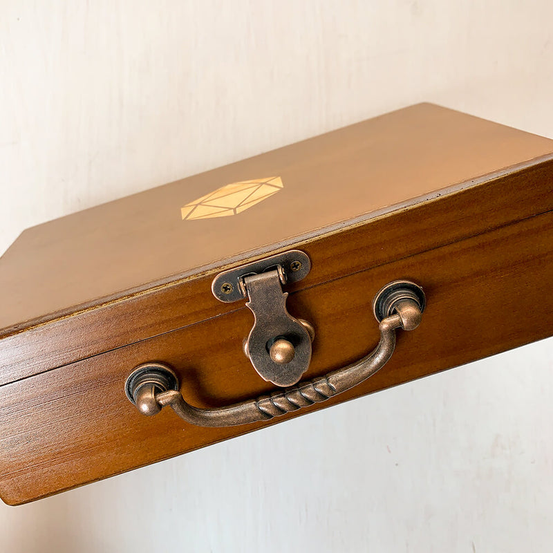 Wood Box (9.5x3x5.75in) 20ss Treasure Chest