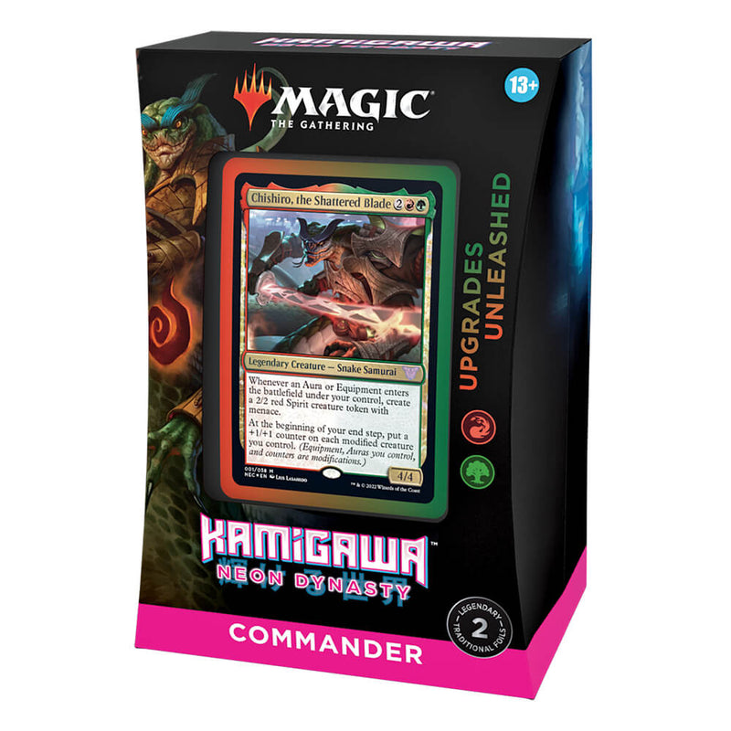 MTG Commander Kamigawa Neon Dynasty : Upgrades Unleashed (RG)