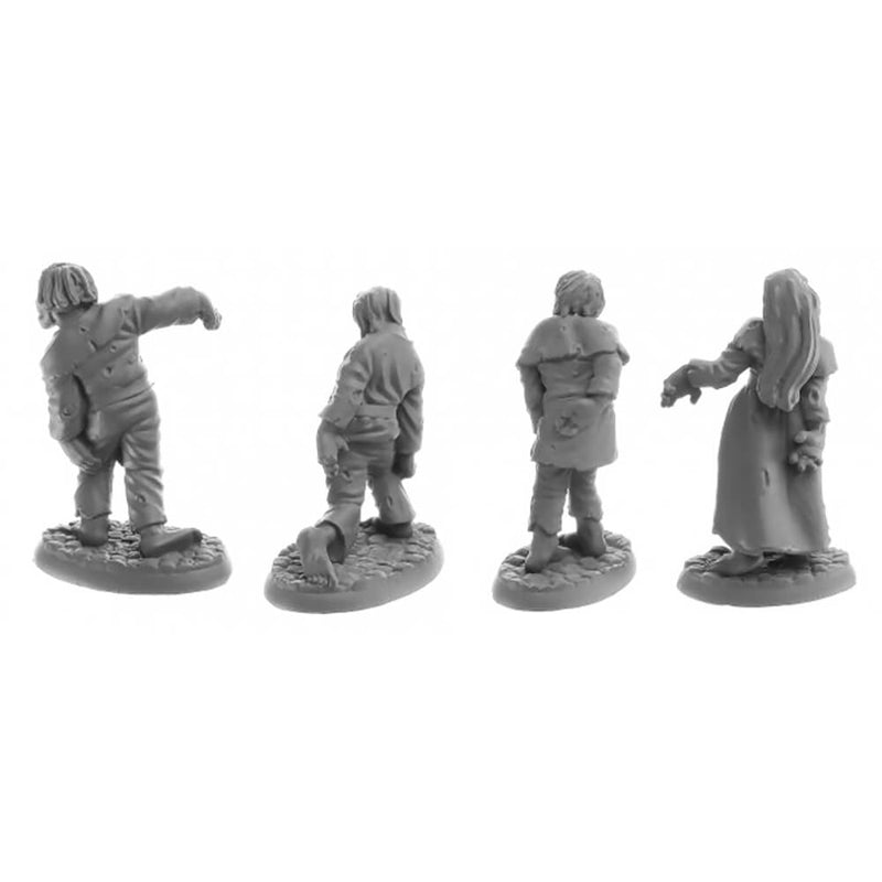 Mini - Reaper Bones USA 07055 Zombies (4ct)