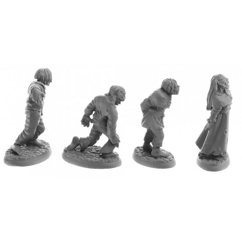 Mini - Reaper Bones USA 07055 Zombies (4ct)