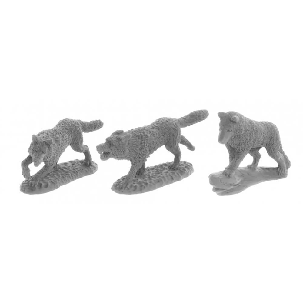 Mini - Reaper Bones USA 07038 Wolf Pack (3ct) — Twenty Sided
